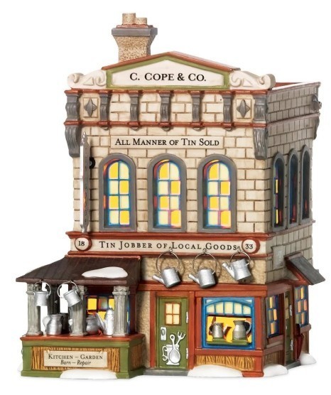 N.I.B. Dept. 56 C. Cops & Co. Tin Jobber, New England Village Series, #799925