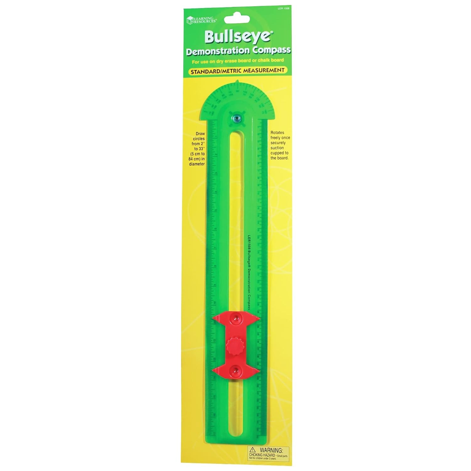 Learning Resources Demonstration Compass Bullseye Target Math Science