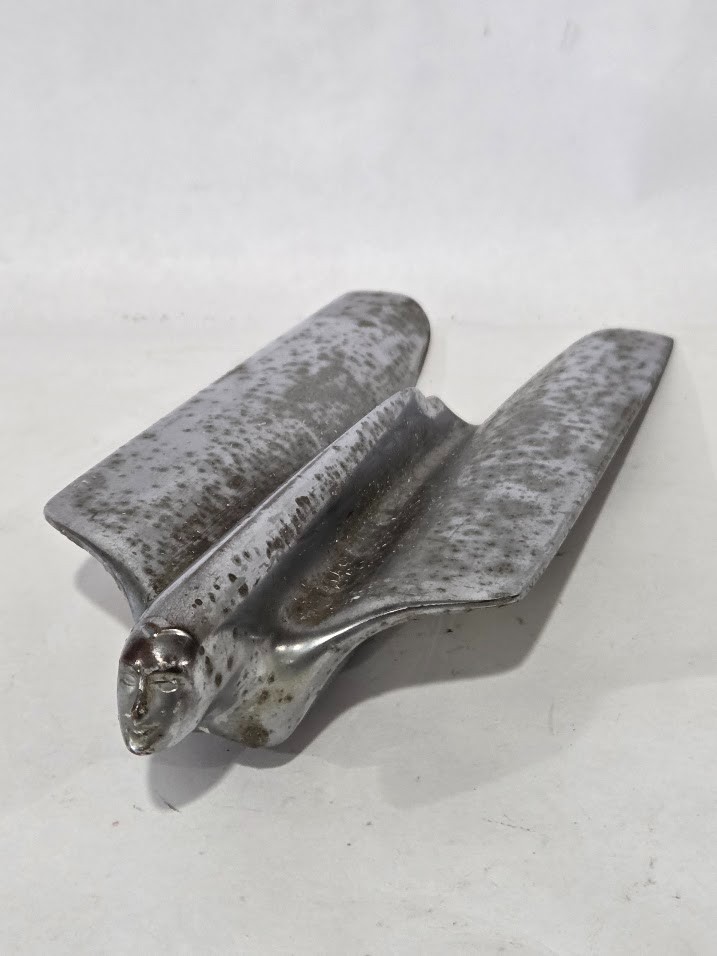 OEM 1950 Cadillac Flying Goddess Chrome Hood Ornament Vintage Part # 1456357 OEM 1950 Cadillac Flying Goddess Chrome Hood Ornament Vintage Part # 1456357