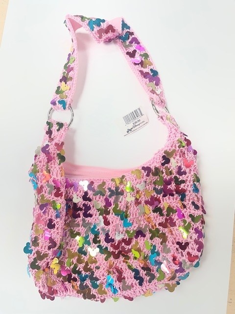 BRAND NEW PINK Disney World Sequin/Payette Mickey Head Purse BRAND NEW PINK Disney World Sequin/Payette Mickey Head Purse