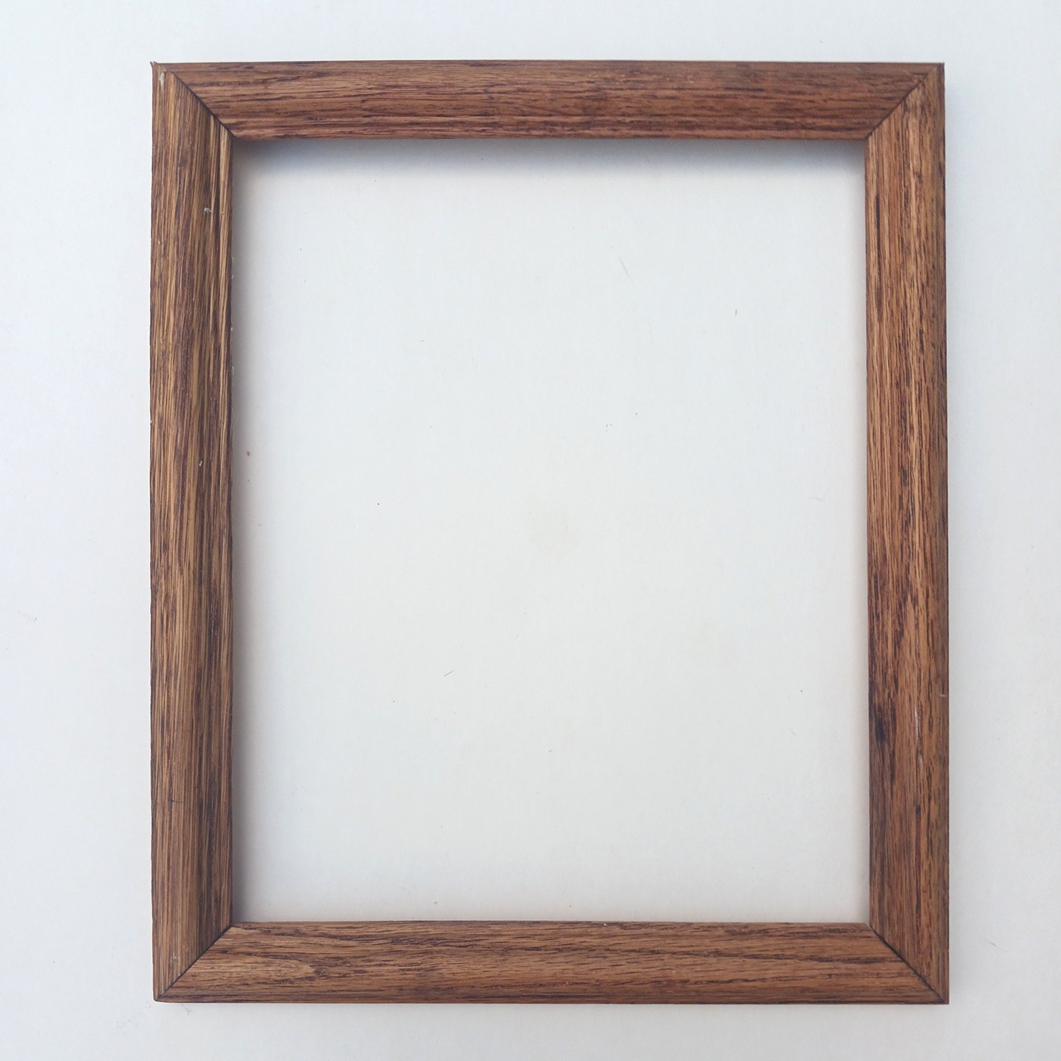 Vintage Zebrawood Tone American Beveled Hardwood Art Photo Picture Frame 8 x 10