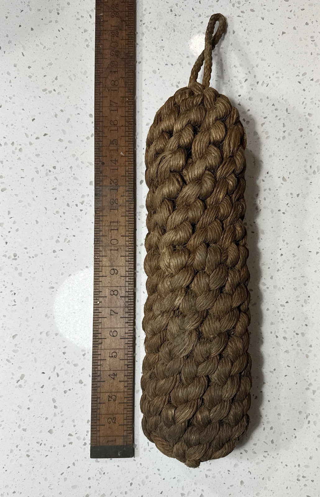 Vintage Rope Boat Fender Bumper Nautical Coastal Decor Hand Woven 18” Vintage Rope Boat Fender Bumper Nautical Coastal Decor Hand Woven 18”