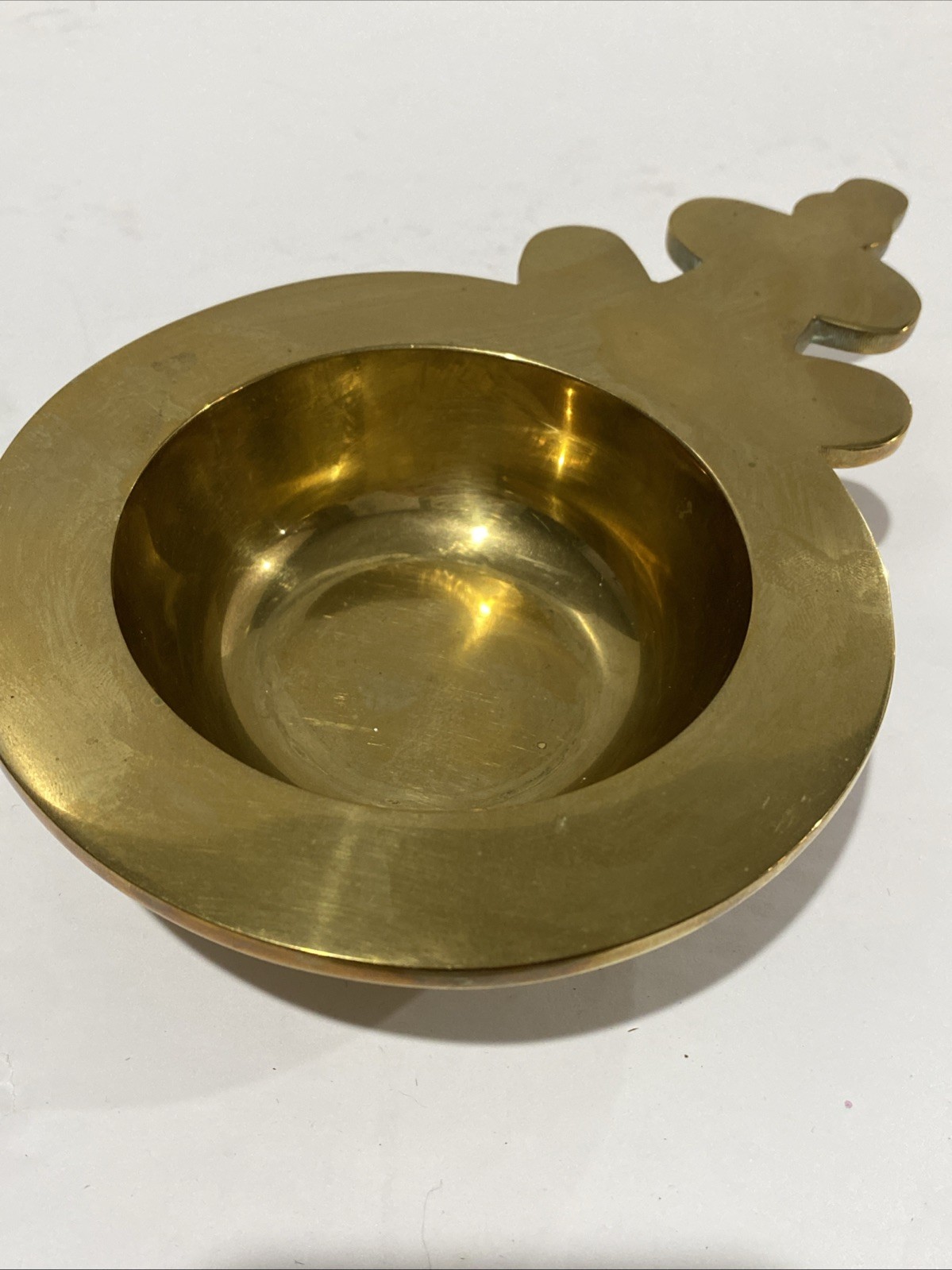 Vintage Valmazan Sarreid Ltd. Heavy Solid Brass Porringer Candy Nut Dish Spain Vintage Valmazan Sarreid Ltd. Heavy Solid Brass Porringer Candy Nut Dish Spain