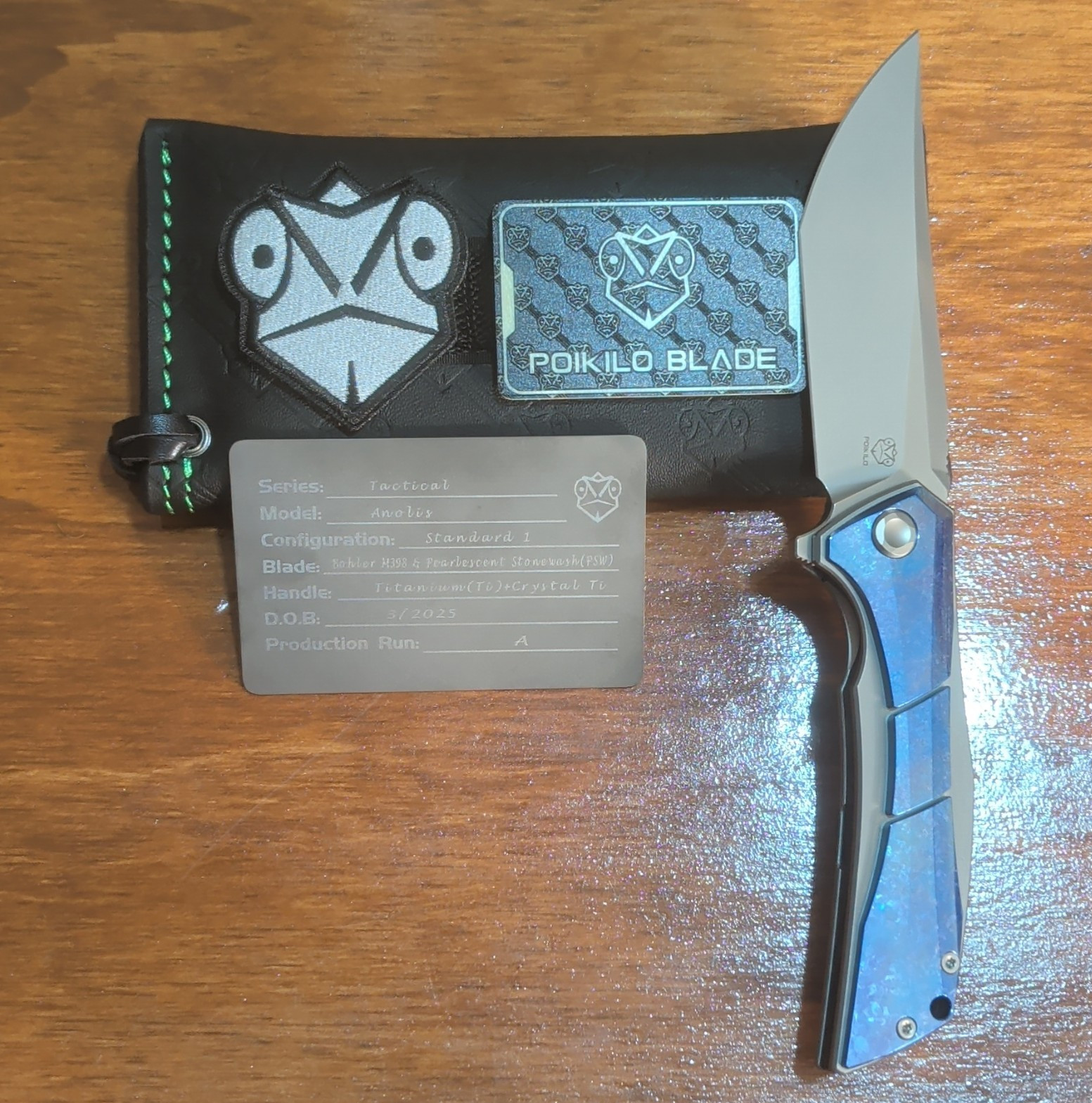 Poikilo Blade Anolis Pocketknife Bohler M398 PKBANOLIS1 Poikilo Blade Anolis Pocketknife Bohler M398 PKBANOLIS1