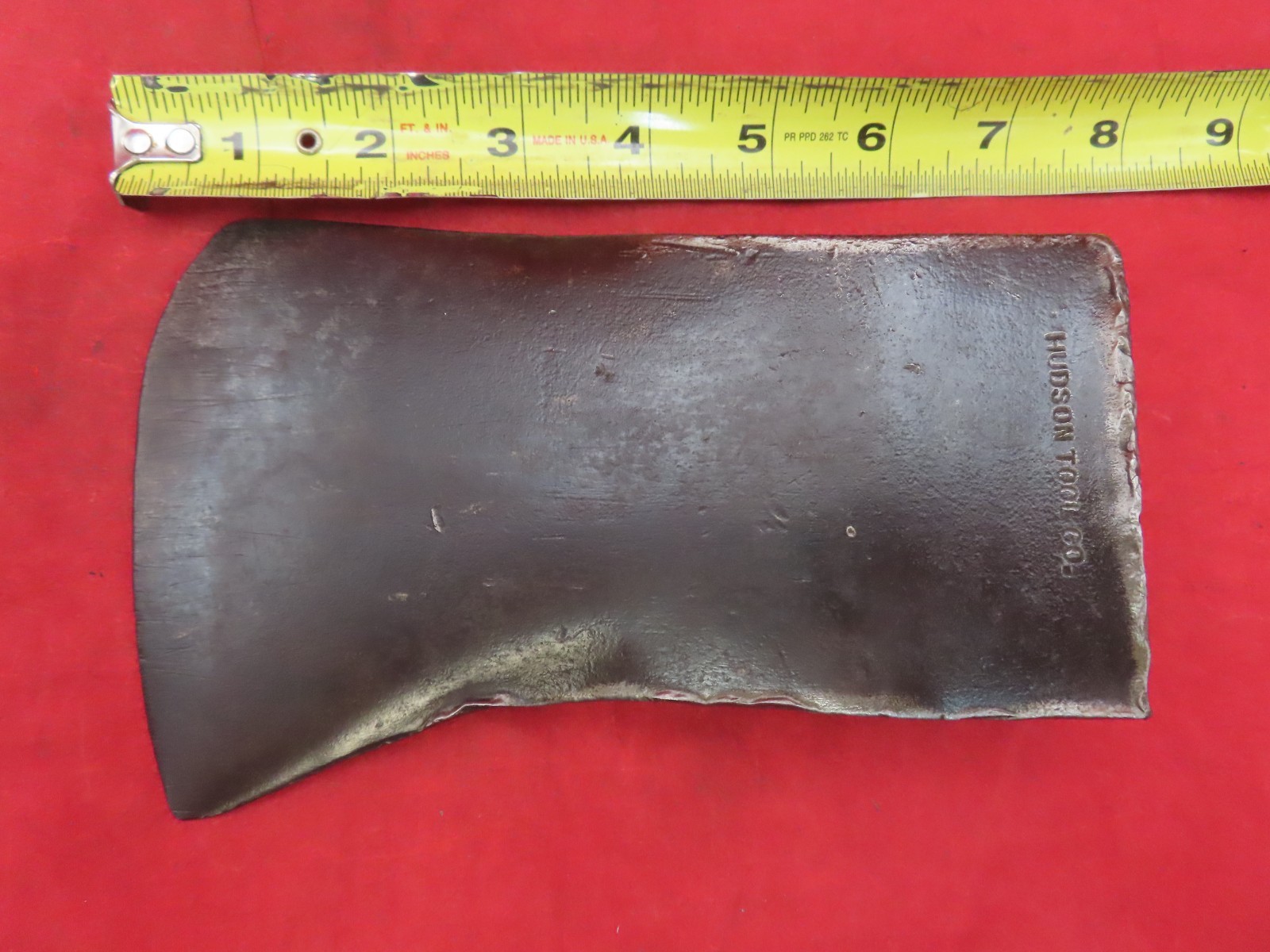 VTG ANTIQUE HUDSON TOOL Co MANN 3 lb 13oz SINGLE BIT AXE HEAD CONNIE MICHIGAN 4 VTG ANTIQUE HUDSON TOOL Co MANN 3 lb 13oz SINGLE BIT AXE HEAD CONNIE MICHIGAN 4
