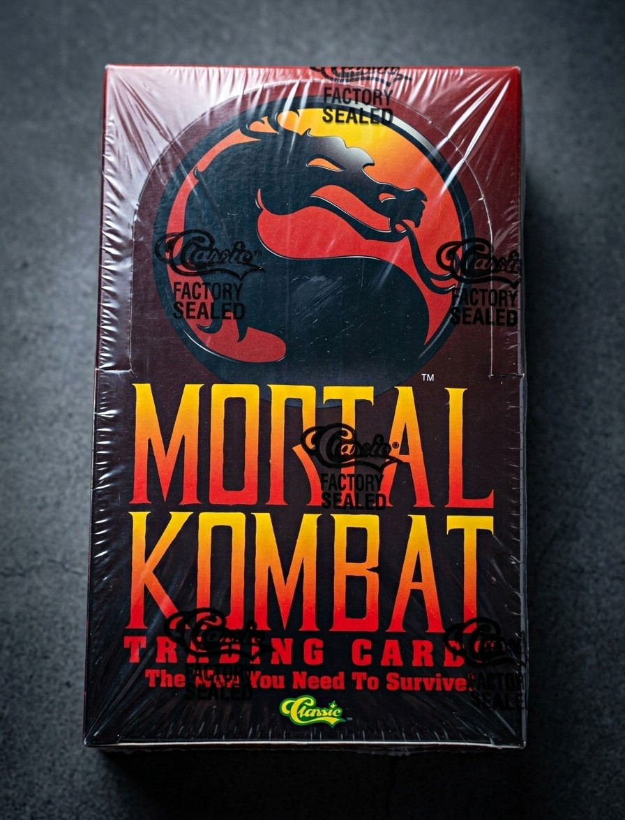 VINTAGE 1994 Mortal Kombat Series 1 Trading Card Box FACTORY SEALED VINTAGE 1994 Mortal Kombat Series 1 Trading Card Box FACTORY SEALED