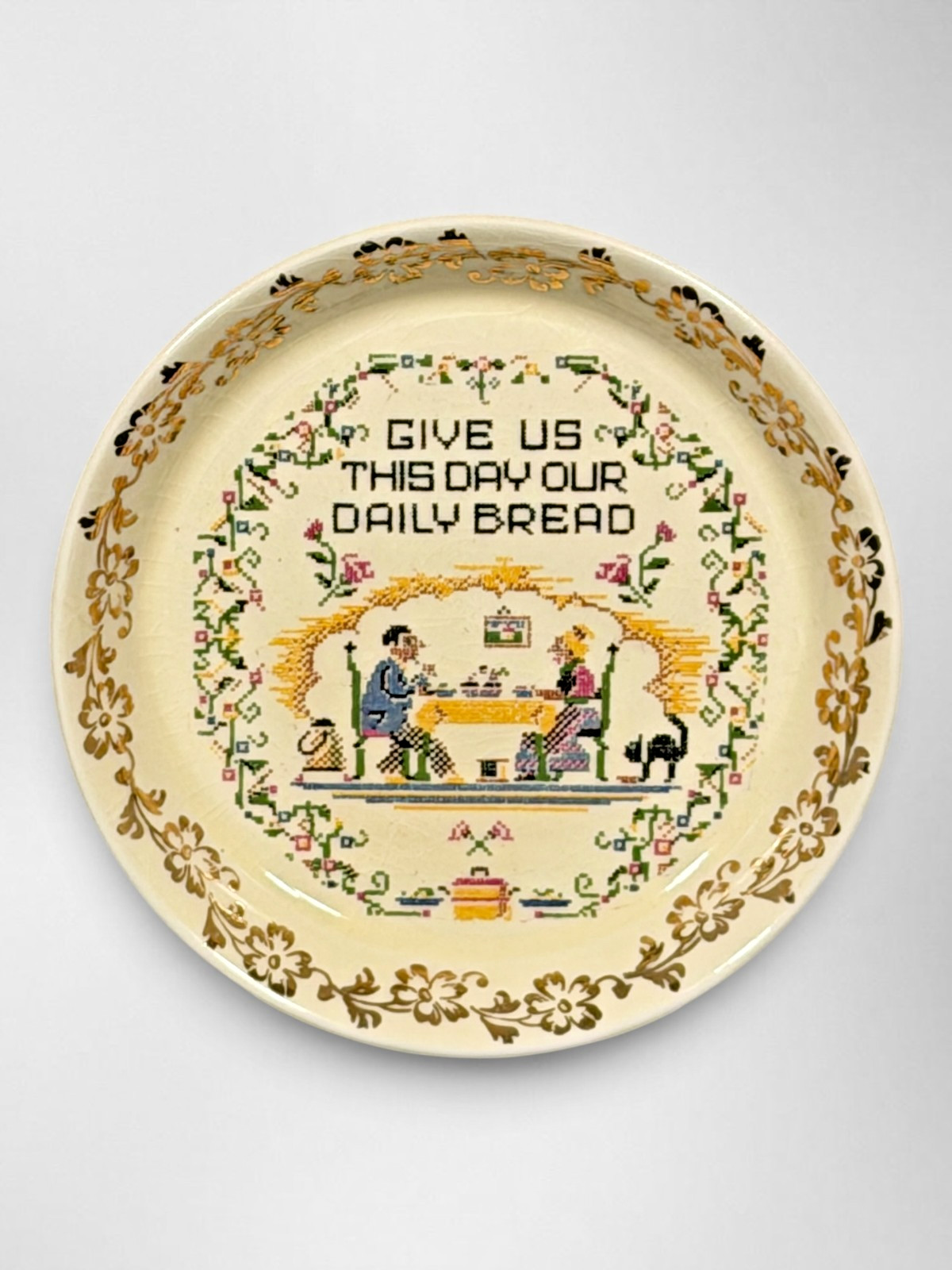 Vintage Lord Nelson Ware Daily Bread Plate Elijah Cotton England 4.5\