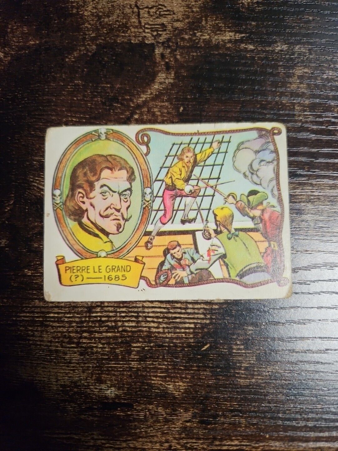 1961 FLEER PIRATES BOLD TRADING CARD #27 PIERRE LE GRAND EXMT