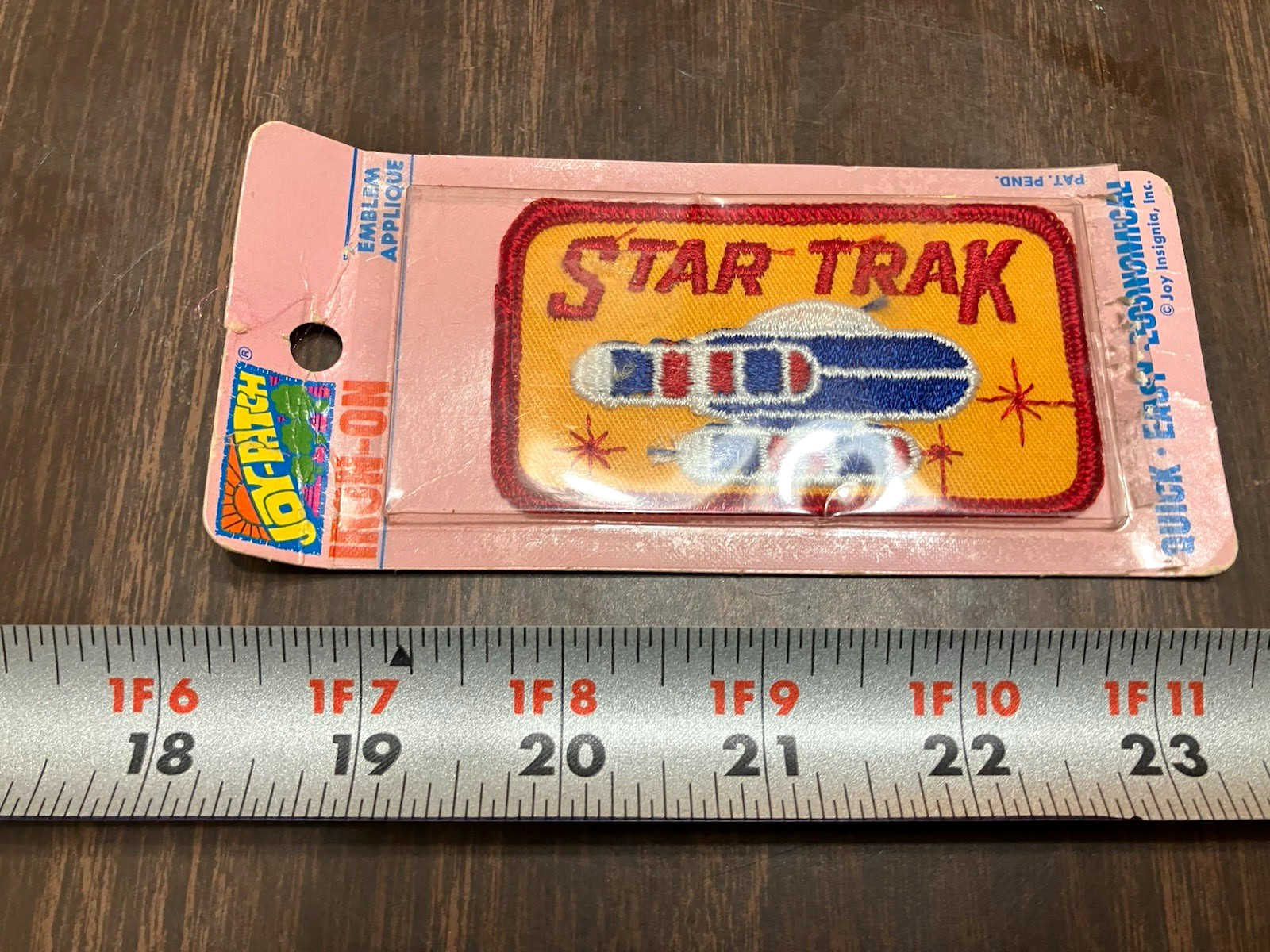 Vintage Star Trek USS Enterprise Joy-Patch Iron-On Patch NOS USA Sealed Vintage Star Trek USS Enterprise Joy-Patch Iron-On Patch NOS USA Sealed