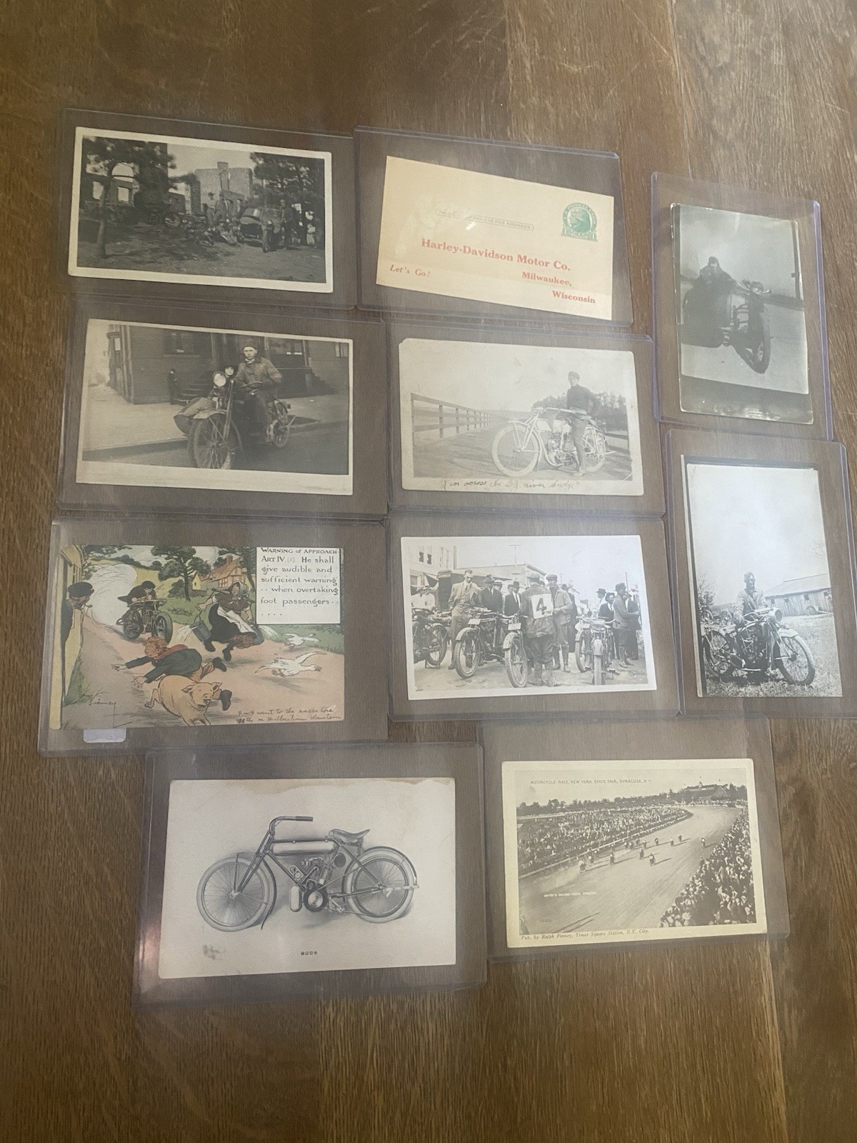 02: Lot of Ten Antique Motorcycle Related Images Vintage Photos Postcards RPPC 02: Lot of Ten Antique Motorcycle Related Images Vintage Photos Postcards RPPC