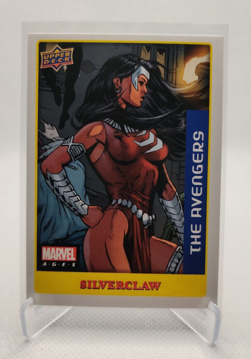 #74 SILVERCLAW 2020 2021 Upper Deck Marvel Ages AVENGERS STICKER