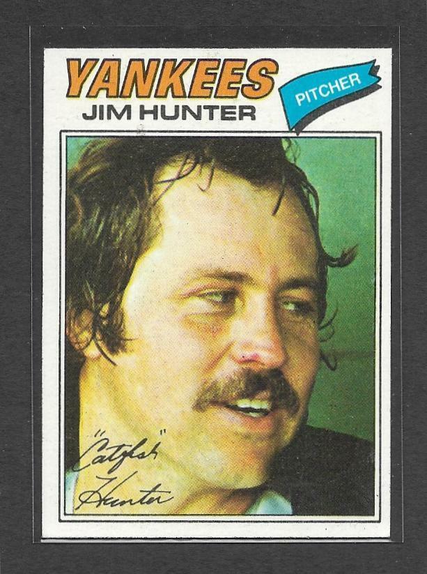 1977 Topps #280 Jim Hunter , New York Yankees, Baseball HOF