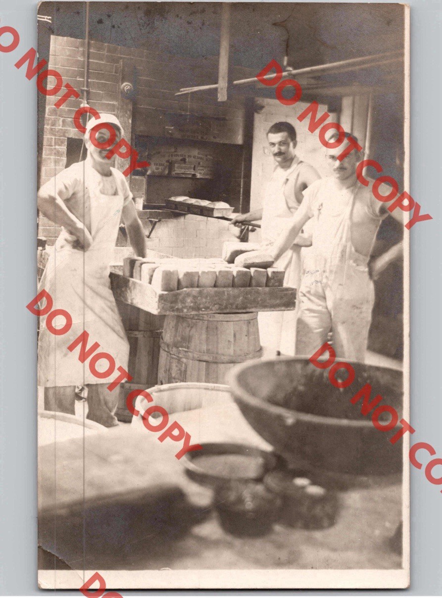 c1910 Baking Bread Occupational STIRLING New Jersey NJ Long Hill Morris Cty RPPC c1910 Baking Bread Occupational STIRLING New Jersey NJ Long Hill Morris Cty RPPC