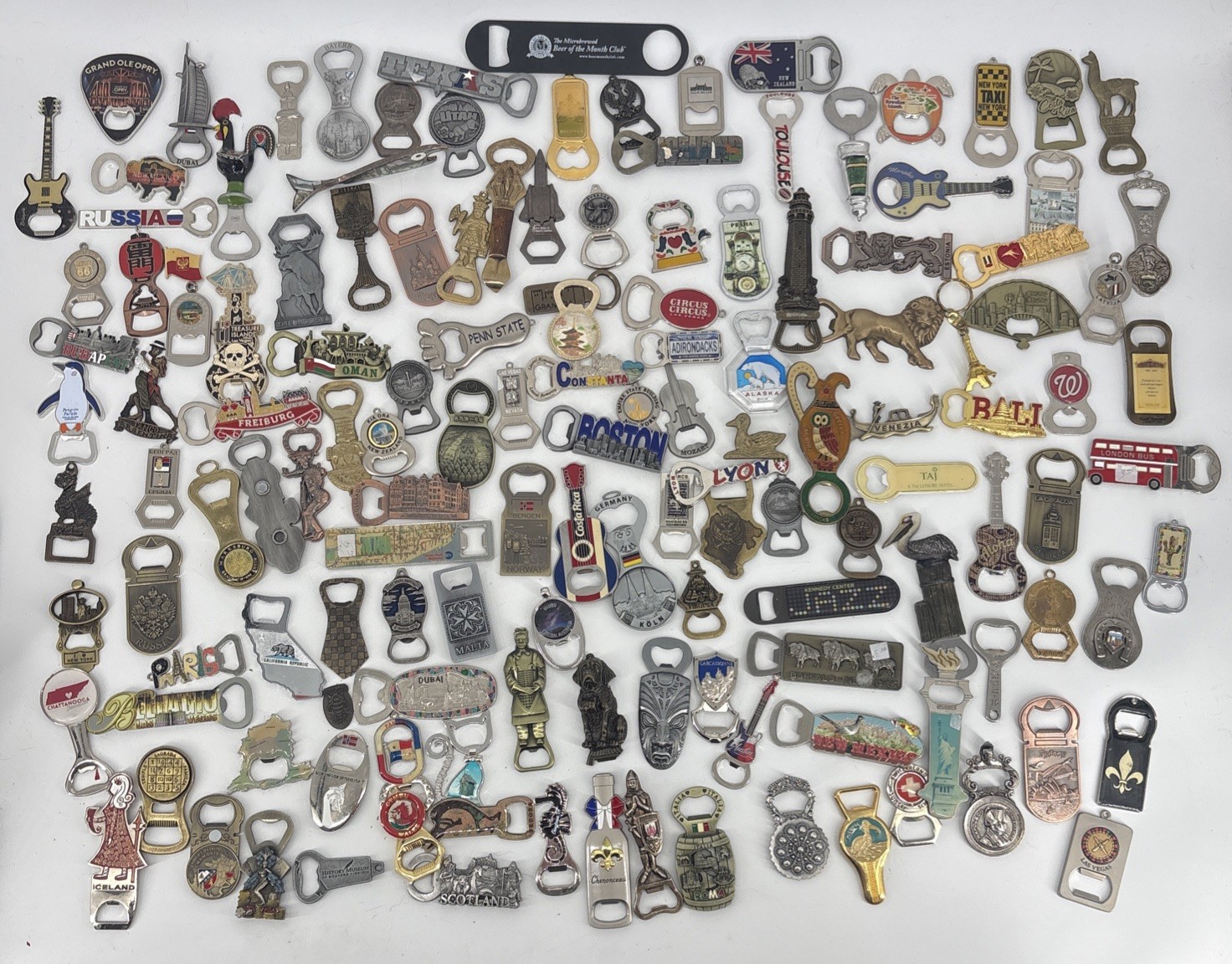 Huge 150 Plus Vintage Souvenir Bottle Opener Collection World Travel Countries Huge 150 Plus Vintage Souvenir Bottle Opener Collection World Travel Countries