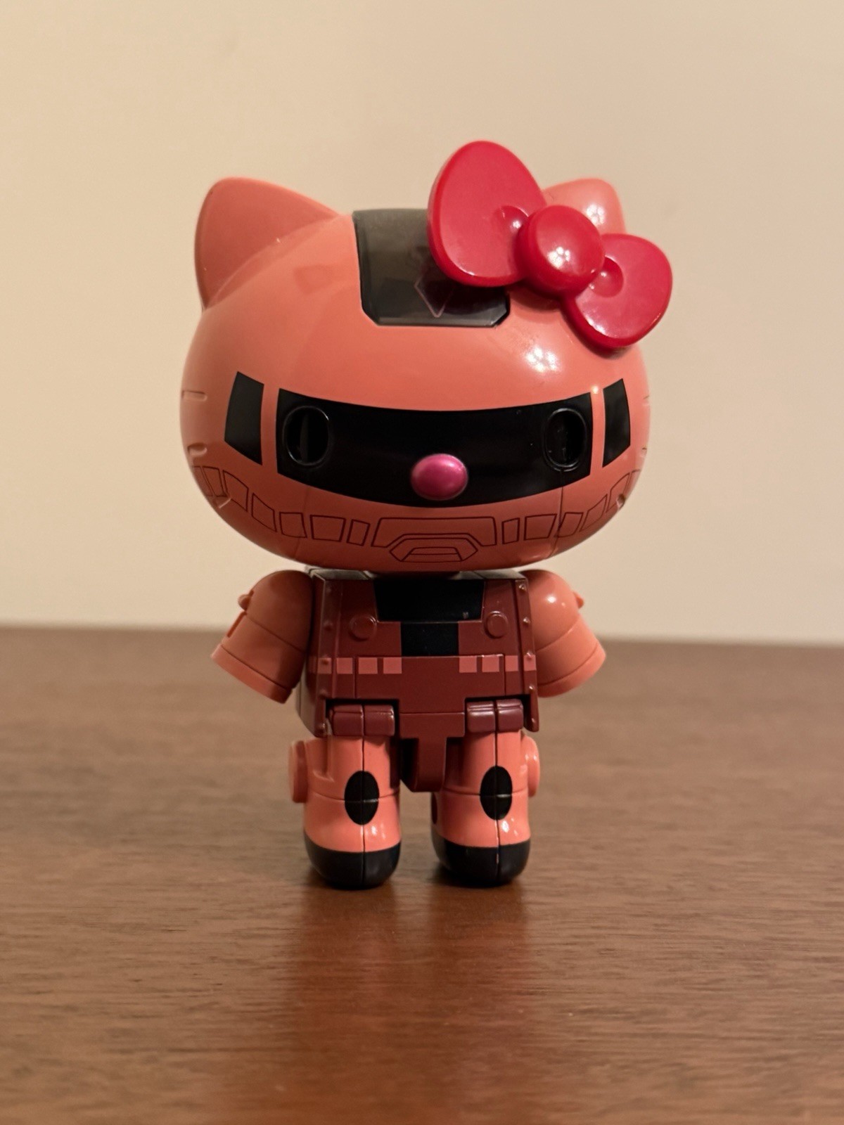Gundam CHAR 'S ZAKU II Hello Kitty Chogokin Figure Red Pink Anime JPN Bandai