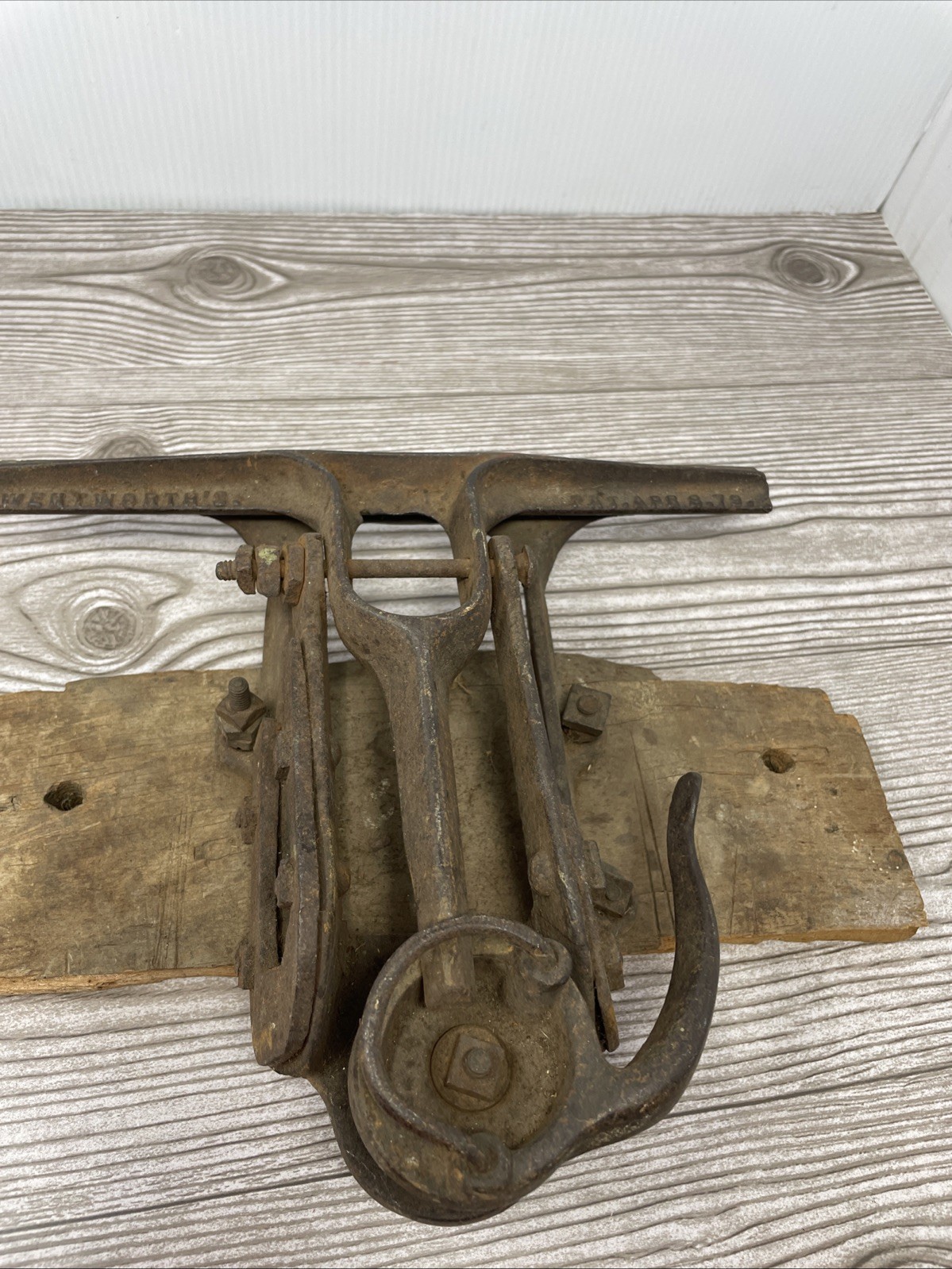 Vintage Antique Wentworth\'s No. 1 Saw Sharpening Vise Pat. Apr 18, 1879 Vintage Antique Wentworth\'s No. 1 Saw Sharpening Vise Pat. Apr 18, 1879