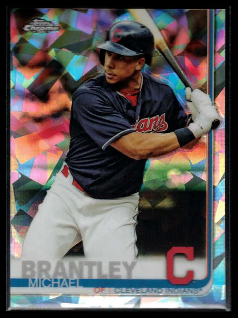 2019 Topps Chrome Sapphire Edition #51 Michael Brantley 2019 Topps Chrome Sapphire Edition #51 Michael Brantley