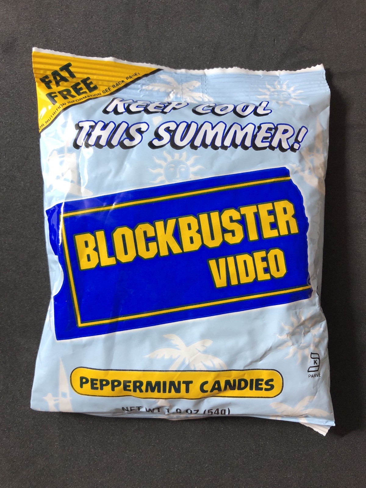 GRAIL 1998 BLOCKBUSTER VIDEO Peppermint Candies Sealed Store Product Vintage GRAIL 1998 BLOCKBUSTER VIDEO Peppermint Candies Sealed Store Product Vintage