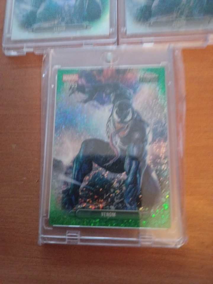 2026 Topps Chrome Marvel Comics Venom FF-46 Fanfare Green Refractor /99