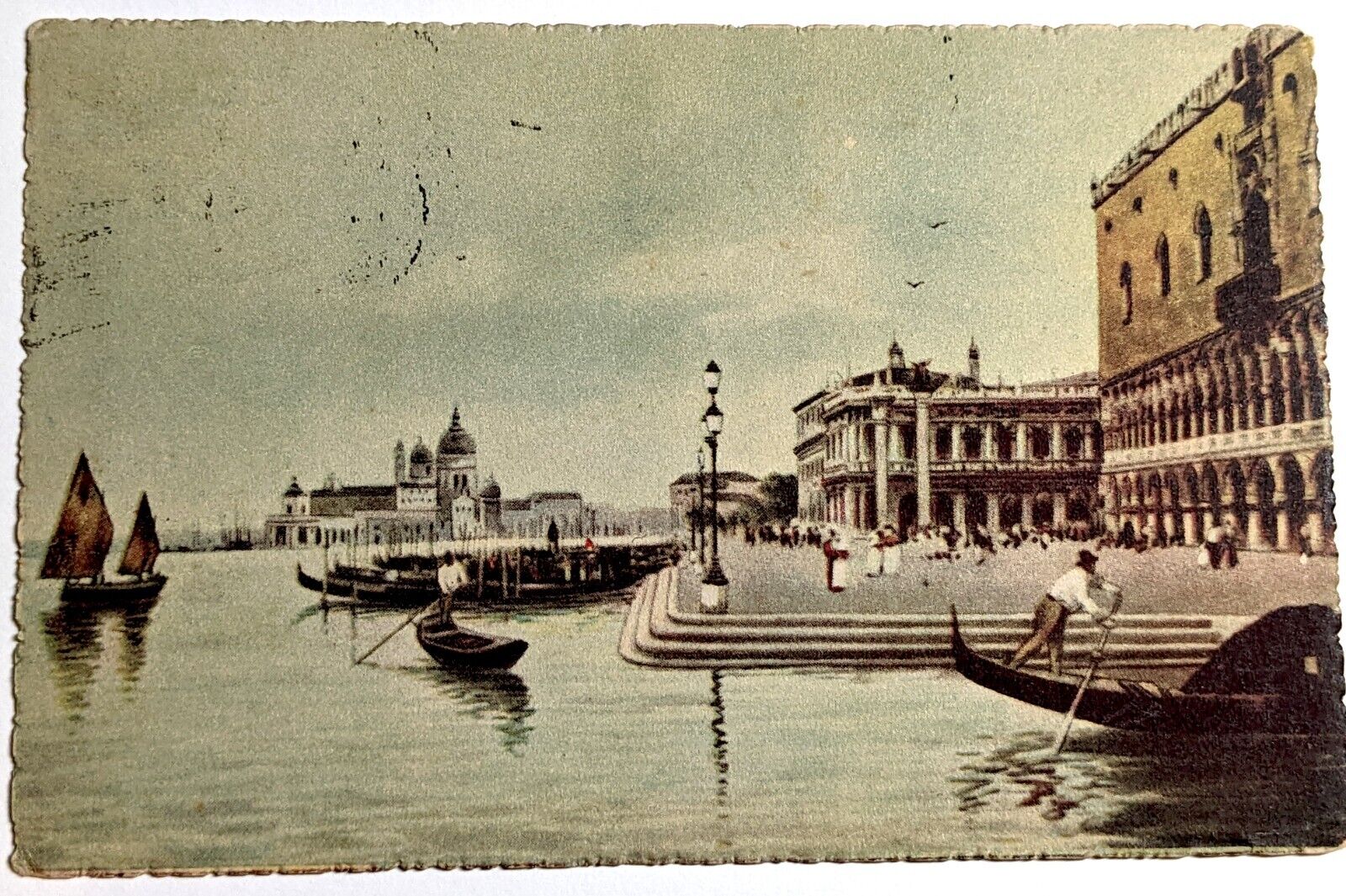 Vintage Postcard 1927 Venice Divided Back A-023