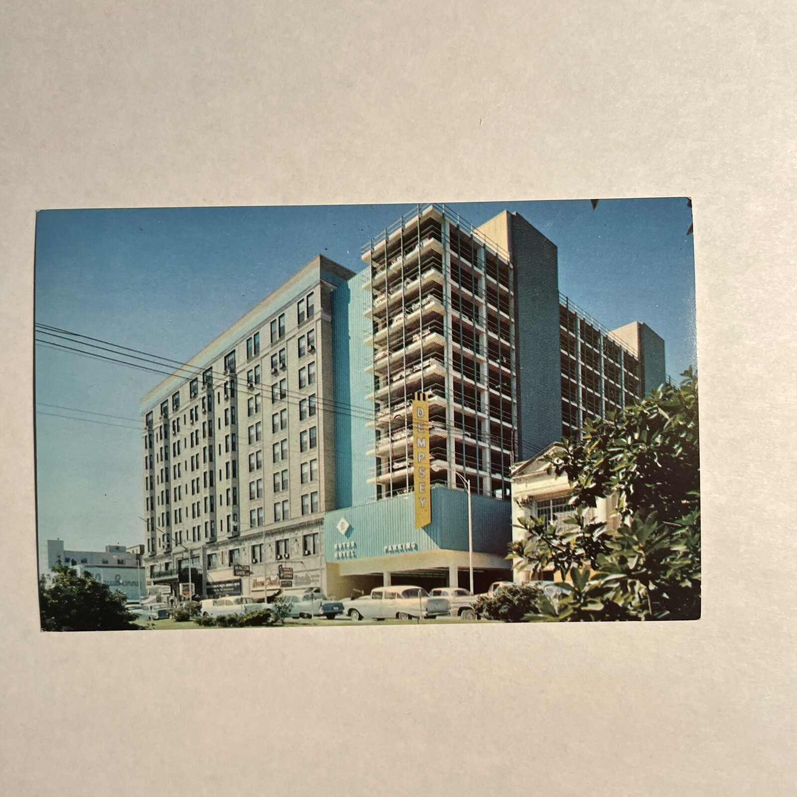 Macon GA Dempsey Motor Hotel Exterior Georgia Vintage Postcard Macon GA Dempsey Motor Hotel Exterior Georgia Vintage Postcard
