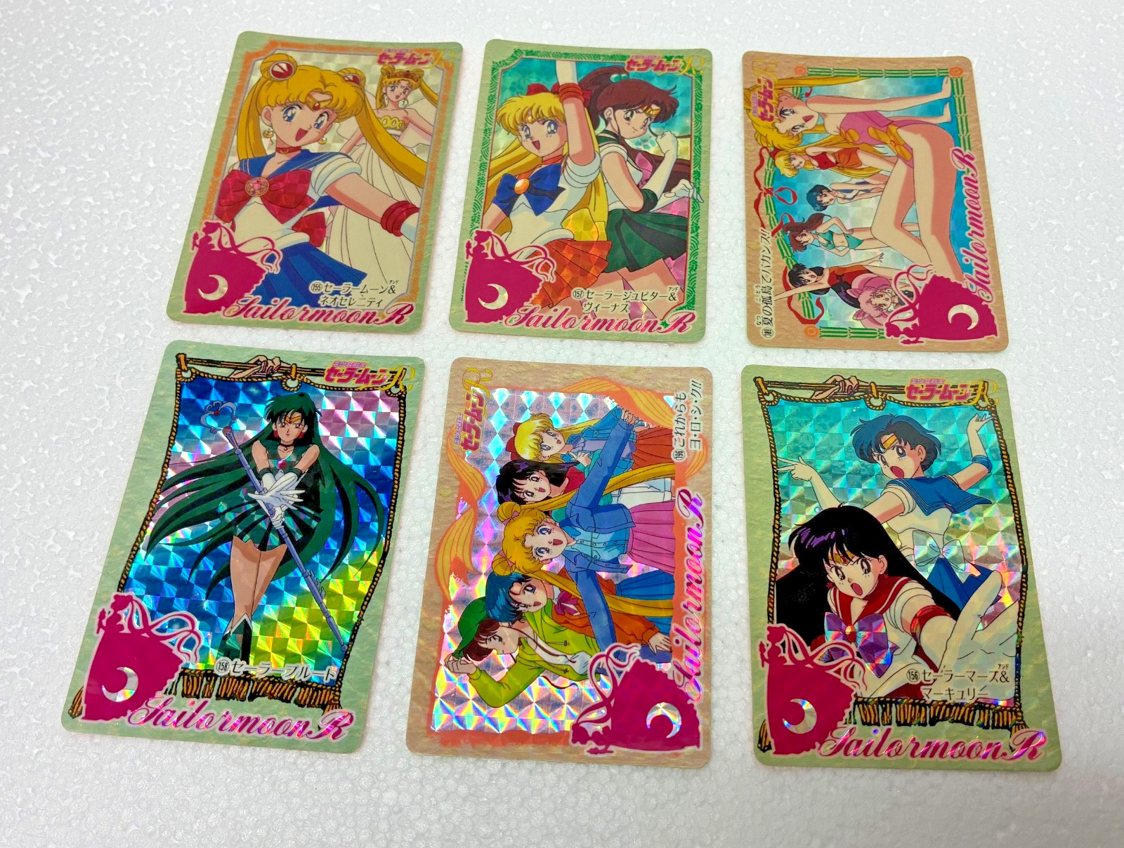 1994 Graffiti Bandai Sailor Moon Carddass PART 5 x 36 Regular + 6 Prism CARD SET 1994 Graffiti Bandai Sailor Moon Carddass PART 5 x 36 Regular + 6 Prism CARD SET