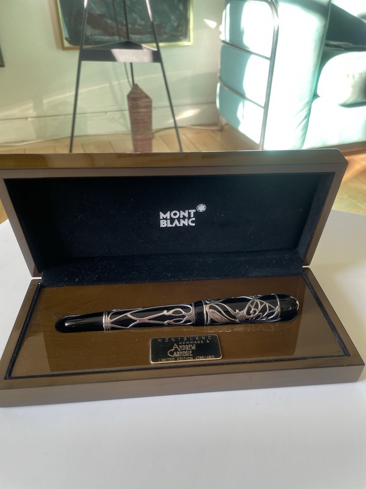 MONTBLANC ANDREW CARNEGIE - Patron of Art 4810 Limited Ed. Fountain Pen M #1018 MONTBLANC ANDREW CARNEGIE - Patron of Art 4810 Limited Ed. Fountain Pen M #1018