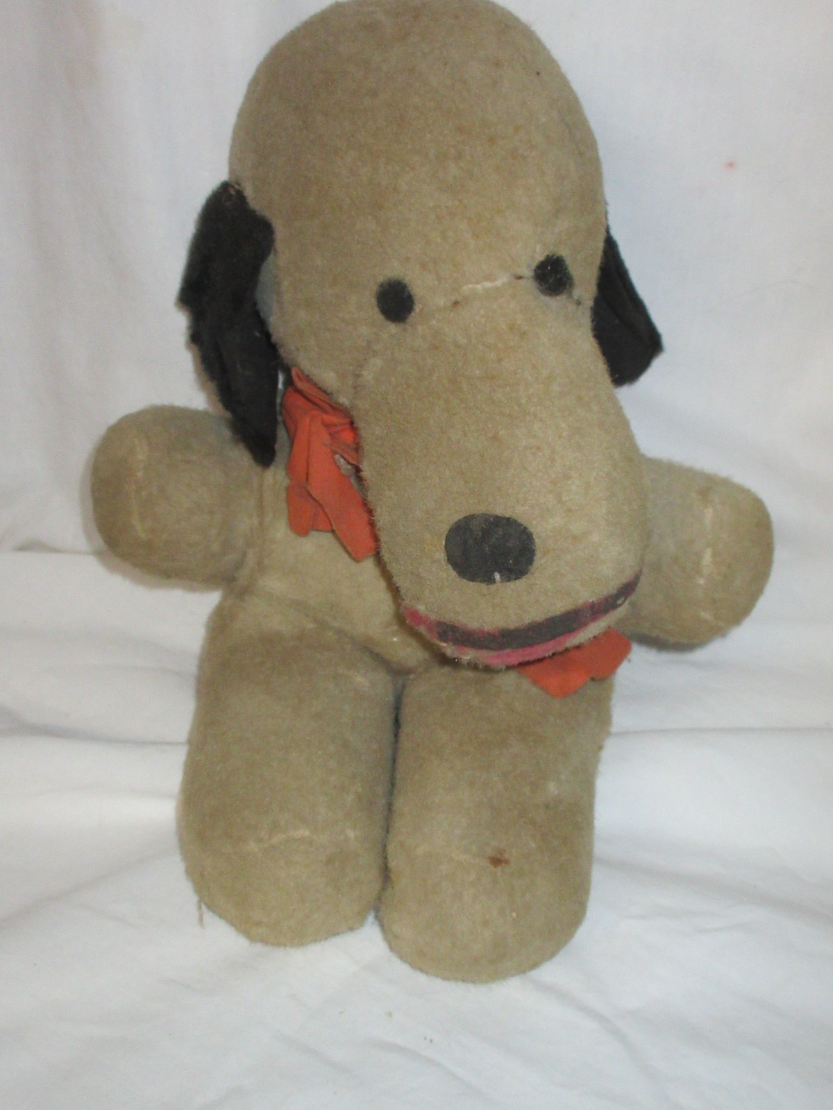 Snoopy? Plush Dog Beagle 1950s Mohair? Vintage Old Snoopy? Plush Dog Beagle 1950s Mohair? Vintage Old