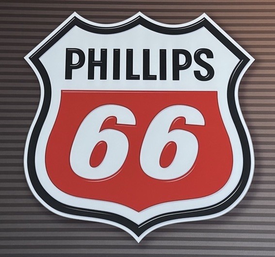 Vintage Phillips 66 Gas Station Metal Sign Panel (Set of 2) 43”w x 22”h NOS Vintage Phillips 66 Gas Station Metal Sign Panel (Set of 2) 43”w x 22”h NOS