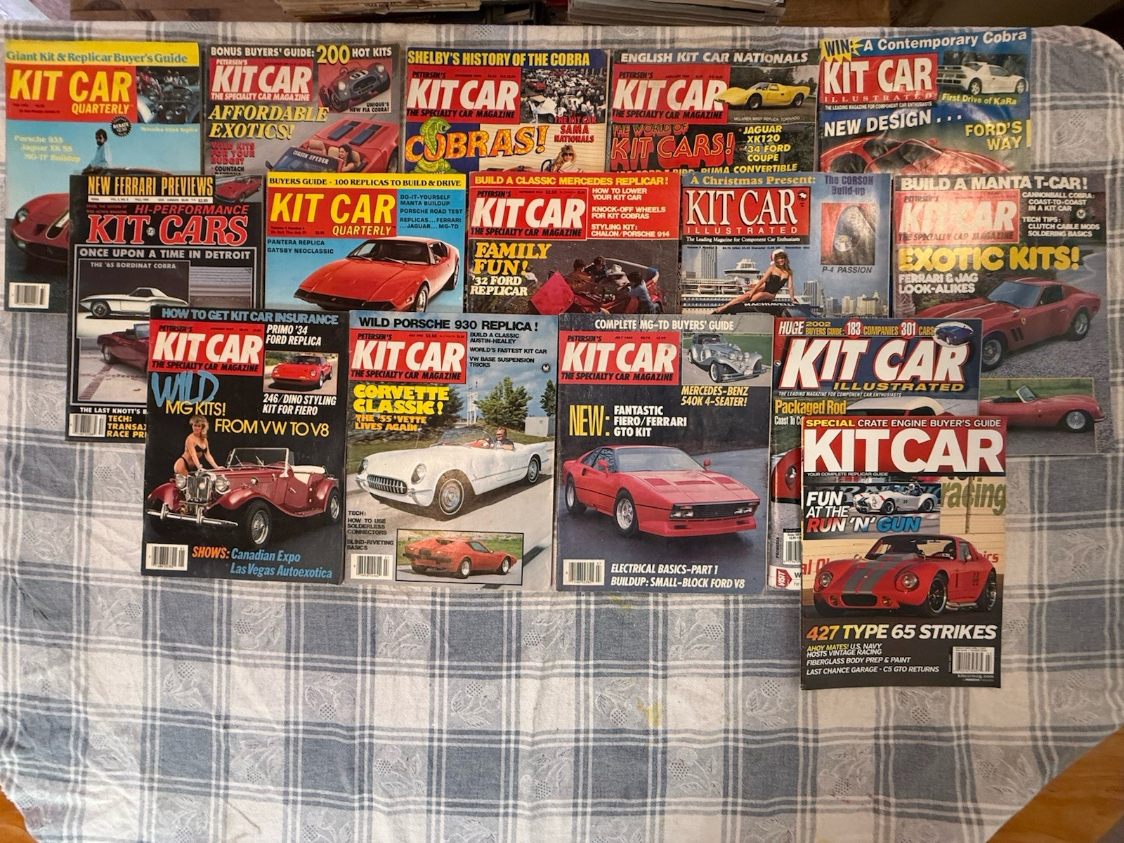 Petersen's Kit Car Magazine Lot Vintage 1980s-2000s Collection Reference Build Petersen's Kit Car Magazine Lot Vintage 1980s-2000s Collection Reference Build