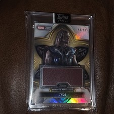 2026 Topps Marvel VAULT Relic THOR 48/50 Encased picture