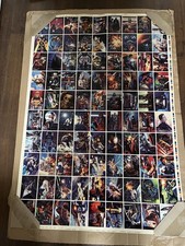 Topps 1996 Star Wars Shadow of Empire Uncut Flat 90-Card Sheet 27x40 picture