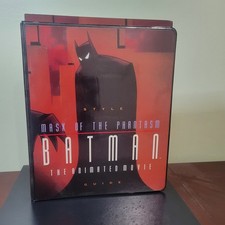 VINTAGE 1993 Batman Mask of the Phantasm Production Style Guide COMPLETE Binder picture