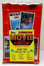 1981 Topps Movie Giant Pin-Up Posters Full Box 36 Sealed Packs Jaws Star Wars picture