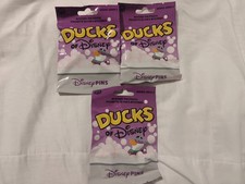 Lot of 3 Disney Parks Ducks of Disney Series 2 Mystery Pin Pouches Sealed NEW picture