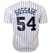 Goose Gossage Signed New York White Pinstripe Baseball Jersey (Beckett) picture