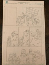 Harbinger Wars (2013) # 3 Clayton Henry Page 10 ORIGINAL ART SPLASH PAGE VALIANT picture