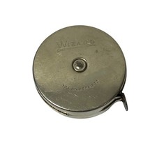 Vintage Lufkin Rule Co Wizard Metal Tape Measure Made in USA Pat 1964280 Silver picture