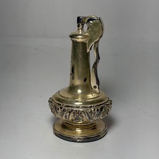 Vintage Ronson Decanter Table Lighter Silver Ornate Art Deco 1940s Not Working picture