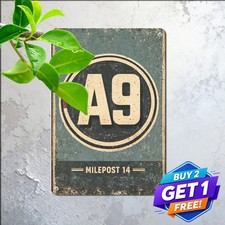 Vintage No 77 Retro Iron Work Wall Art Tin Sign Industry Mechanics Metal Plaque picture