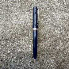 MONTBLANC Pix Collection Navy-Blue Twist Ballpoint Penn- Nice - Bin JBG picture