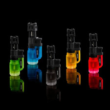 ππ₯2 X MAVEN LAYTOP POCKET NEON TORCH LIGHTER ADJUSTABLE FLAME π₯ LOT OF 2 β¨ picture