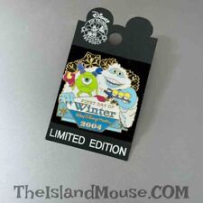 Rare Disney LE 2000 WDW First Day Winter Monsters Inc. Dated 2004 Pin (N4:35490) picture