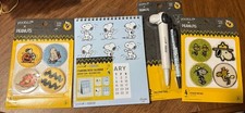 Yoobi X Peanuts Bundle Snoopy 75th Anniversary Patches Ballpoint Pens Calendar picture