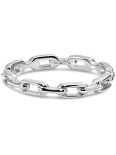 DEVATA Cable Link Ring in Sterling Silver 925 DRM1231 (Size 07) picture