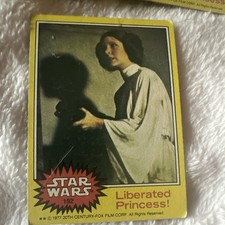 Topps Star Wars 1977 Non-Sport Trading Cards 3-Card Lot #192 Liberated Princess picture