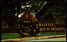 Postcard Little Bit of Heaven,Famous Gardens,School of Chiropractic,Davenport,IA picture