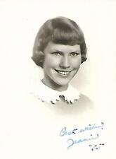 Found Photo bw 1950's HIGH SCHOOL GIRL Original Portrait YOUNG WOMAN 15 28 V picture