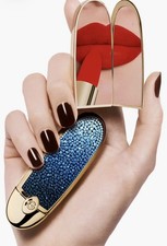 Guerlain ~Bleu Astral~ Rouge G The Double Mirror Jewel Lipstick Case Limited Ed picture