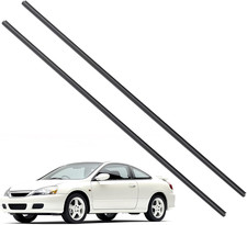 2 Pcs Left & Right Door Window Weatherstrip Seal for Honda picture